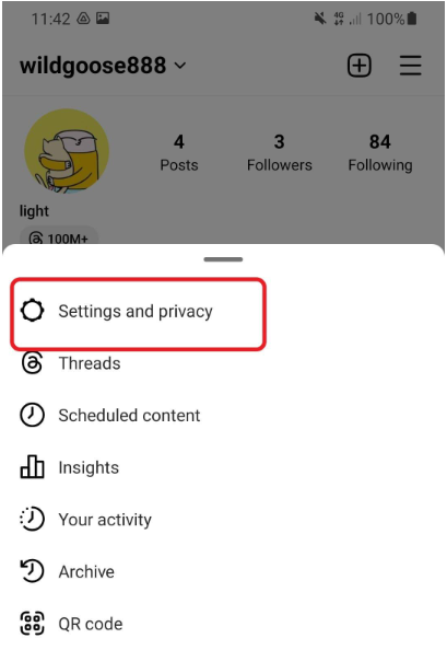 how to switch back to personal account on Instagram