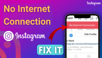 No Internet Connection Instagram Blocked
